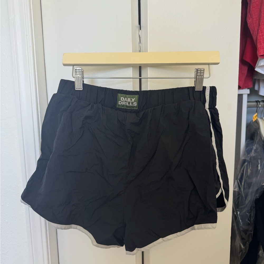 Daily Drills Black Track Shorts
